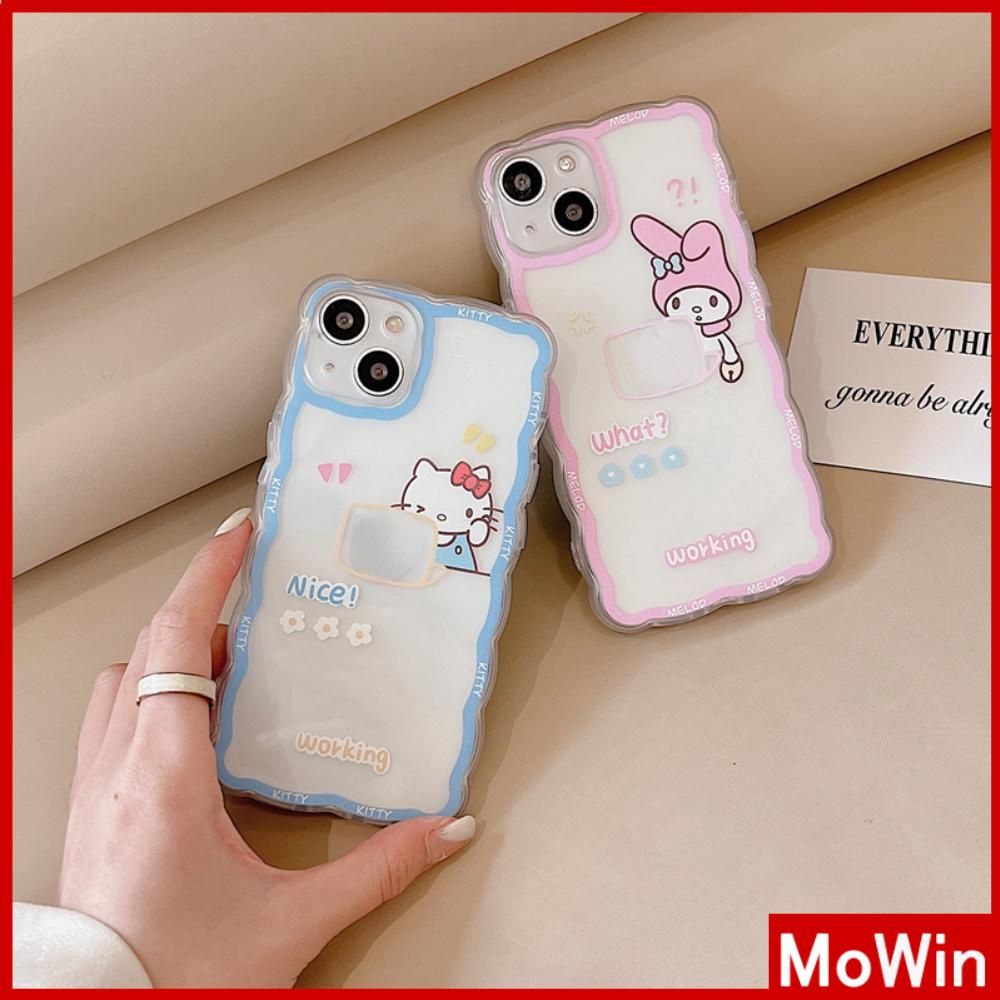 iPhone Case Silicone Soft Case Clear Case Wave Airbag Shockproof Camera Cover Protection Cartoon Cute Compatible For iPhone 11 iPhone 13 Pro Max iPhone 12 Pro Max iPhone 7 Plus xr