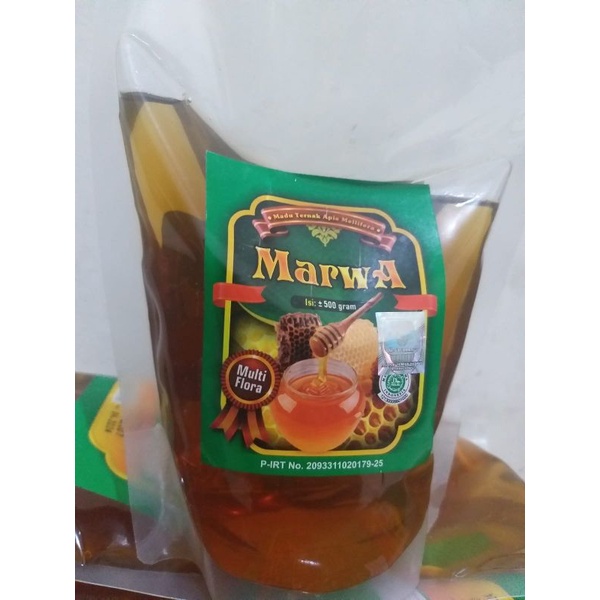 

Madu Marwa Multiflora kemasan Pouch 500 gram