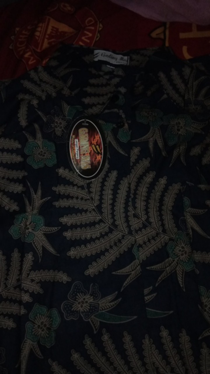 Kemeja Batik Pria Lengan Panjang Size M L Xl Xxl Bswart Batik Hrb026 Kenango Hem Panjang Padi