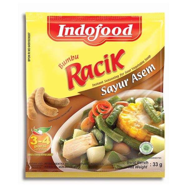 Jual Indofood Bumbu Racik Sayur Asam 33 Gr Shopee Indonesia