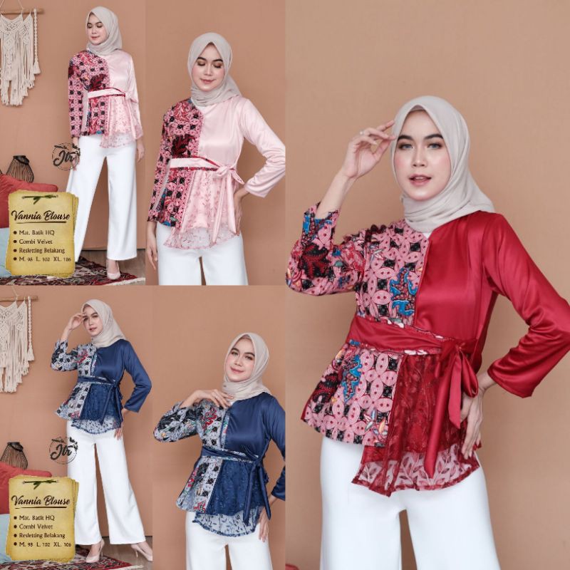 Produsen Tey-17 Batik Wanita Asj Sa Hrb026 Kenongo Kemeja Tosca Pendek G0WeloBi76enLQq