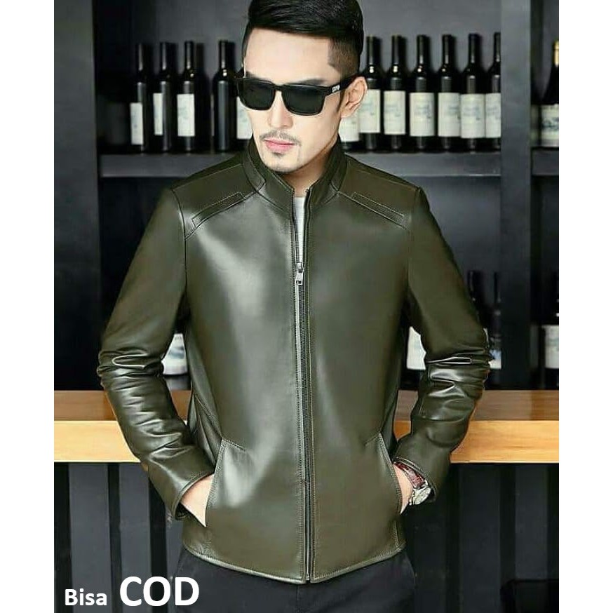 jaket asli kulit pria jaket anak muda