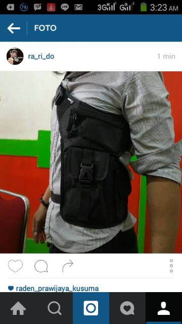 Tas grab paha Slempang hidden mode FBI