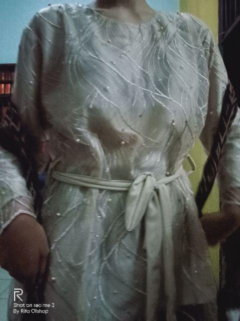 Maura Couple - Sania Ruffle Batik Couple Ori Ndoro Jowi Dnt Garansi Termurah Couple Gamis Brokat