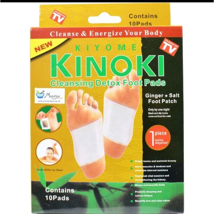 (RS)KINOKI GOLD PAD  1 BOX 10PCS DETOKS DETOX KAKI PENGHILANG RACUN AMPUH PADS 10 PCS