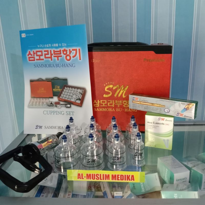 bekam sammora Paket Alat Bekam Lengkap dengan Pen dan Jarum Sekali Pakai