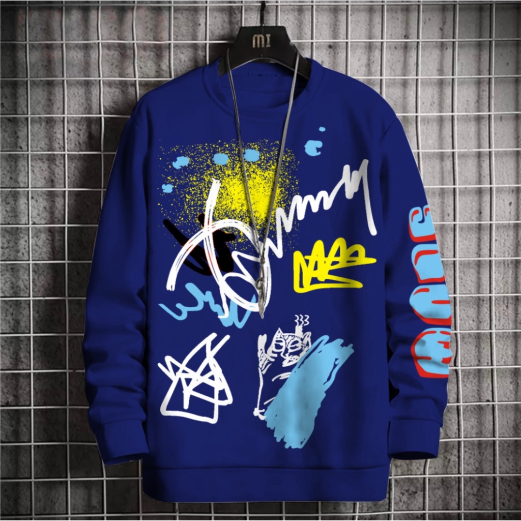 Sweater Grafiti 333 Babyterry UK M L - Flava_Store