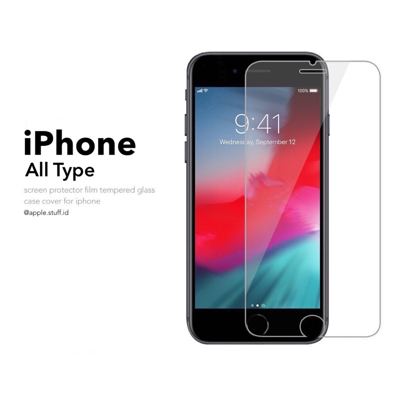 Tempered Glass iPhone 6, iP 6+, iP 7/8, iP 7+/8+, iP X/Xs, iP XS MAX, iP XR, 11 , 11 pro ,11 pro max