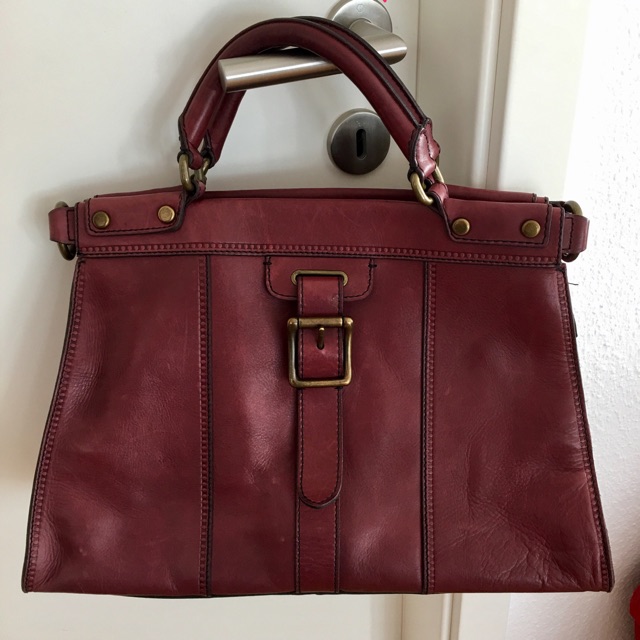 TAS FOSSIL ORIGINAL REVIVAL VINTAGE LEATHER Kulit Second Bekas Ori Asli