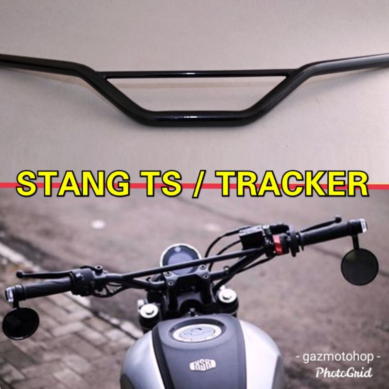 Stang Trail TS Tracker XSR 155 Crhome Hitam Stir Palang Model Suzuki TS DT Custom W175