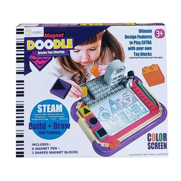 

D'BEST - PAPAN TULIS MAGNET WARNA TIDAK TERMASUK BLOCK MAGNET DOODLE - HM1317A