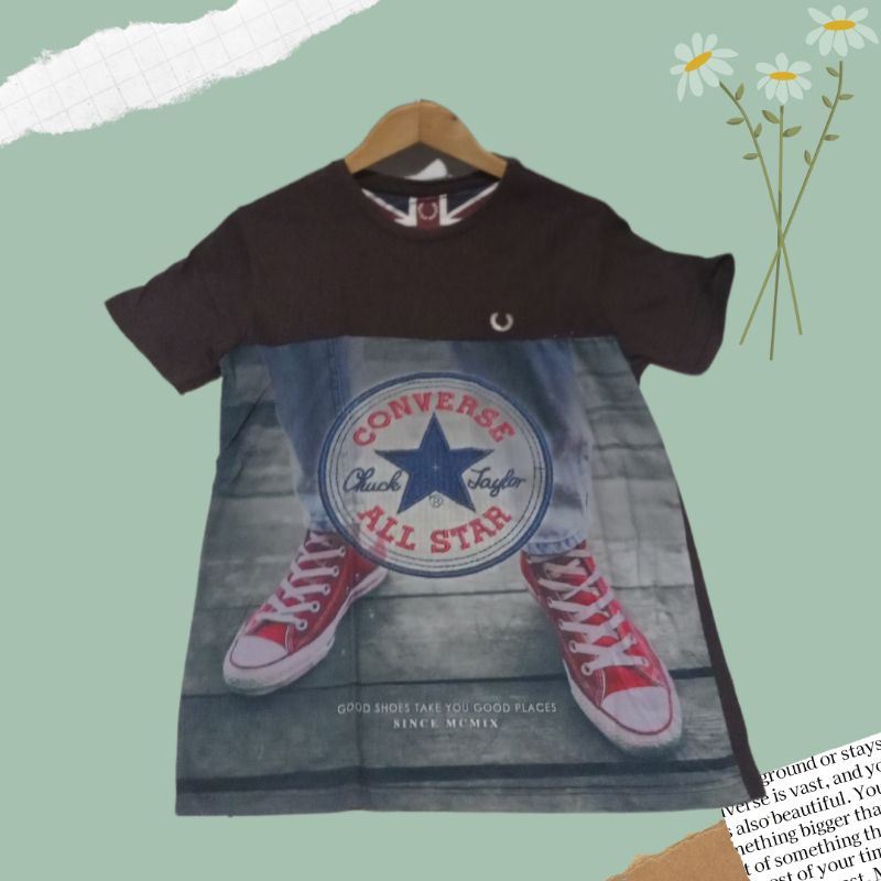 kaos anak laki second by Fred Perry ori
