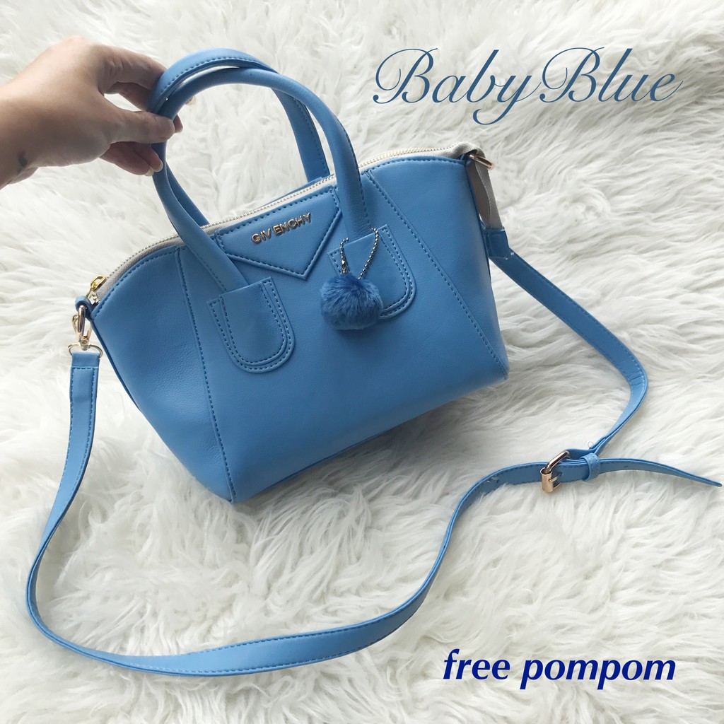 Tas G-V Mini Import murah + FREE POMPOM