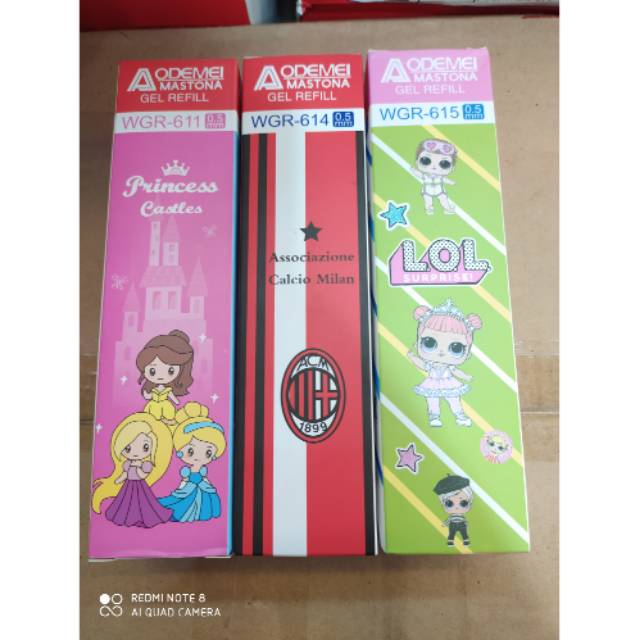 

Isi ulang / refill pulpen gel Aodemei 1 pak isi 20 pcs