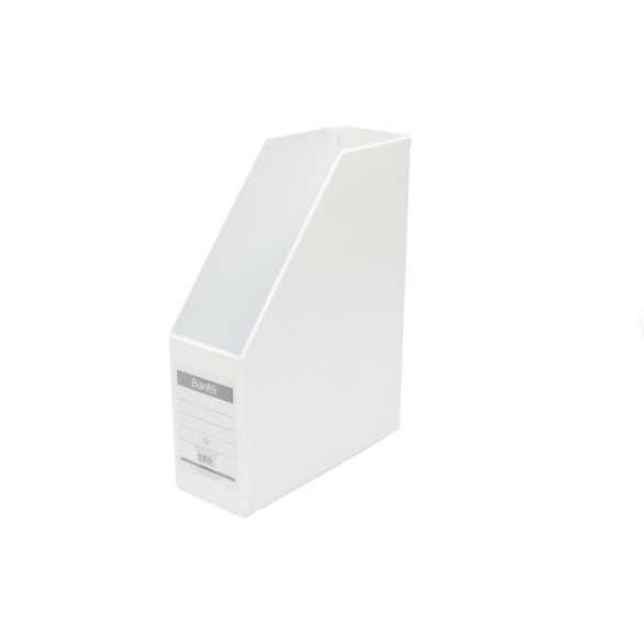 

Bantex Magazine File (Box File) 10cm Folio White #4011 07