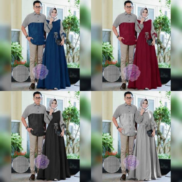( BISA COD ✔ ) CP ULUWATU / BAJU PASANGAN / BAJU COUPLE / COUPLE MUSLIM