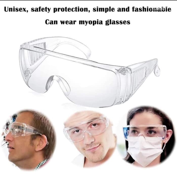 Kacamata Anti Virus Bakteri Debu Safety Google APD Polycarbonate