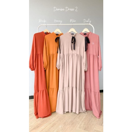 DANISA DRESS DYN CLOTHINGLINE. baju lebaran couple anak