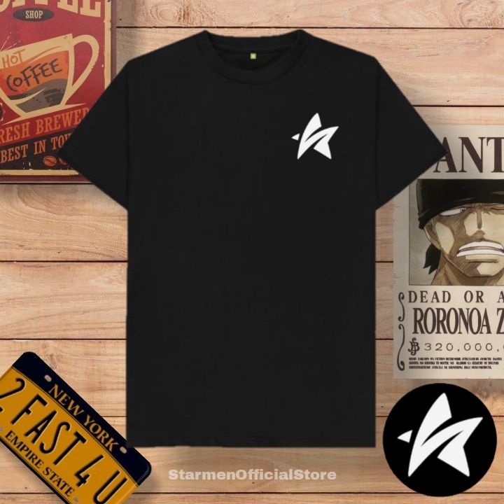 Kaos Distro Unisex STAR Katun Combed 30s / sablon polyflex /polyflex premium / Pakaian Pria Wanita Atasan Cowok Cewek /kaos kekinian / kaos viral / tshirt tumbrl tee basic /SIZE M , L , XL , XXL / kaus oblong oversize kaos murah best seller ready