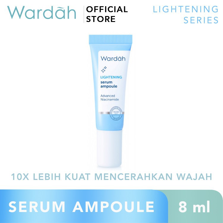 Wardah Lightening Serum Ampoule 8 ml | 30ml Serum ampul Advanced Niacinamide by AILIN