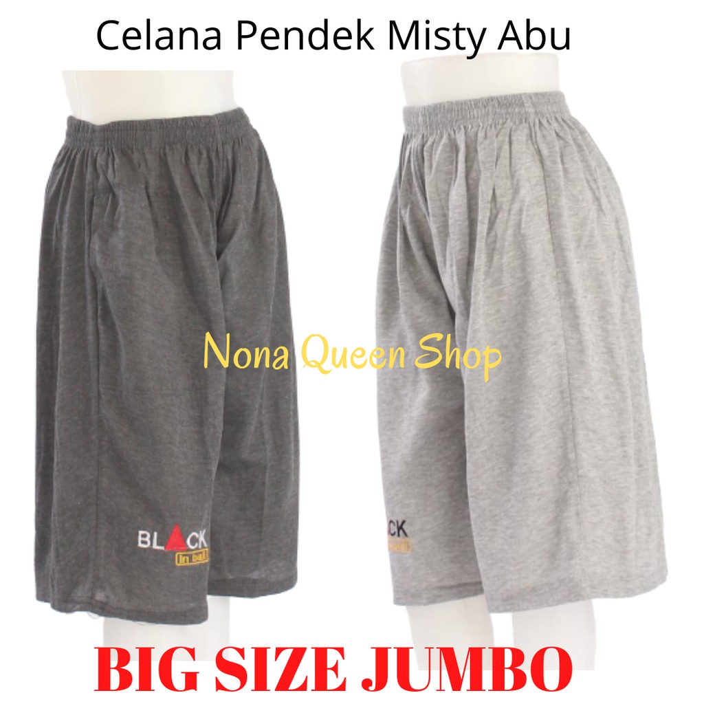  Celana  Training  Pendek Olahraga Pria  BIG SIZE JUMBO  Misty 