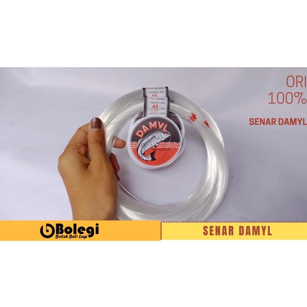 SENAR DAMYL SENAR PUTIH BENING SENAR PANCING BANYAK UKURAN