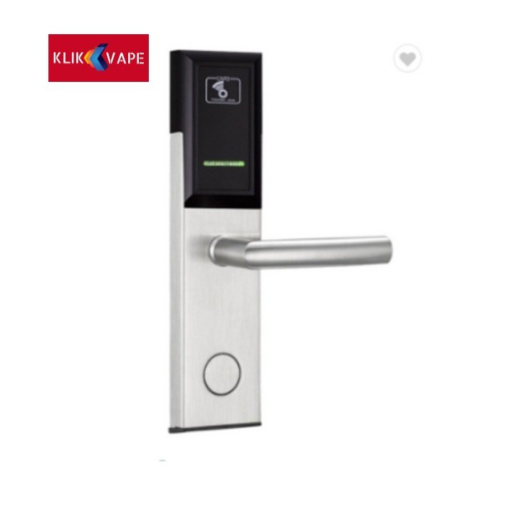 Door Lock With Card H1053 - SILVER [RIGHT] KlikVape Bandung