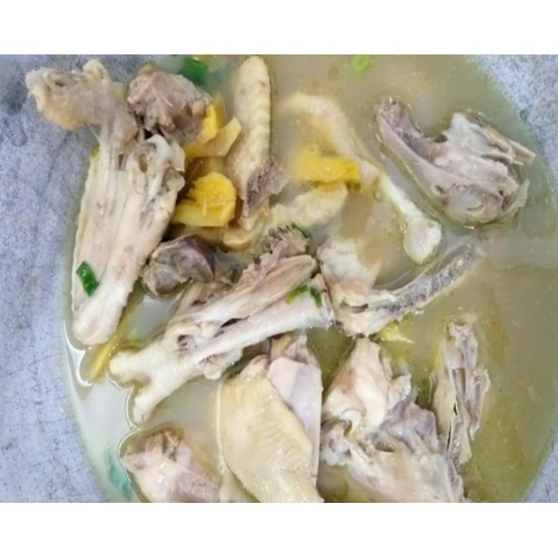 

Ayam tim kampung/ ayam kampung rebus jahe pedas