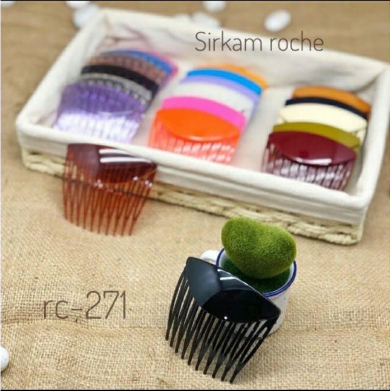 RC-271 1pack = 6pcs Sirkam / Sirkam Roche / Sirkam Original Roche / Sirkam Sanggul Polos