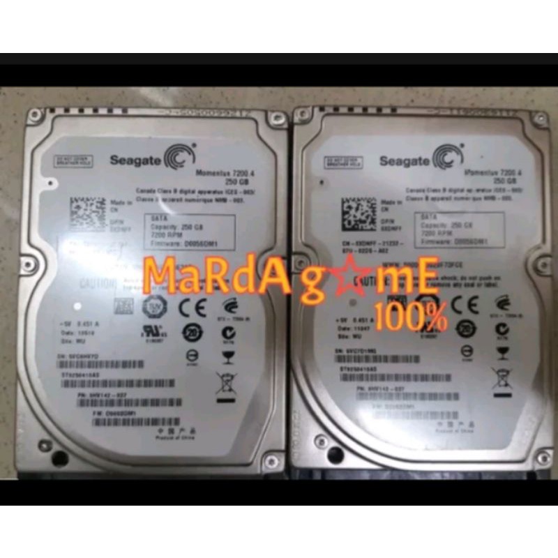 Hardisk Laptop 250Gb