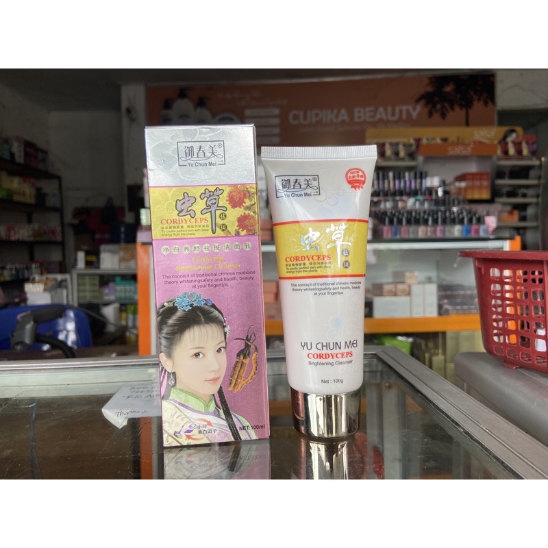 &lt;pc&gt; sabun cordyceps BPOM - face wash cordycep yu chun mei bpom - sabun wajah gingseng cordyceps bpom