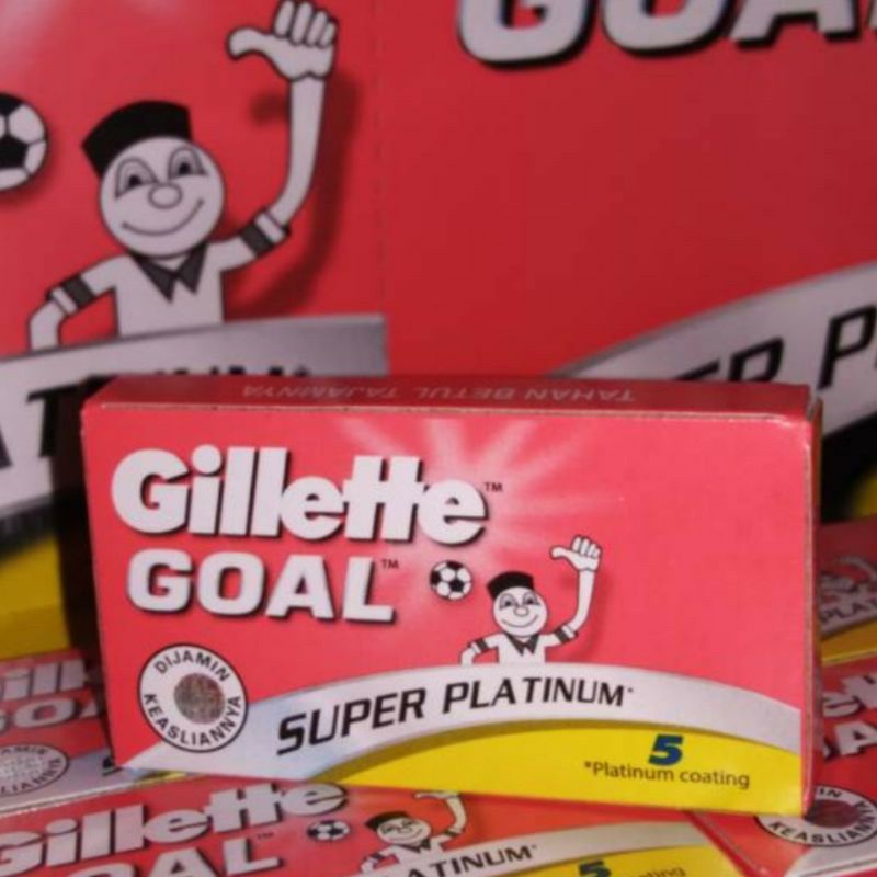 Silet Goal / Gillete Goal Super Platinum Grosor Murah