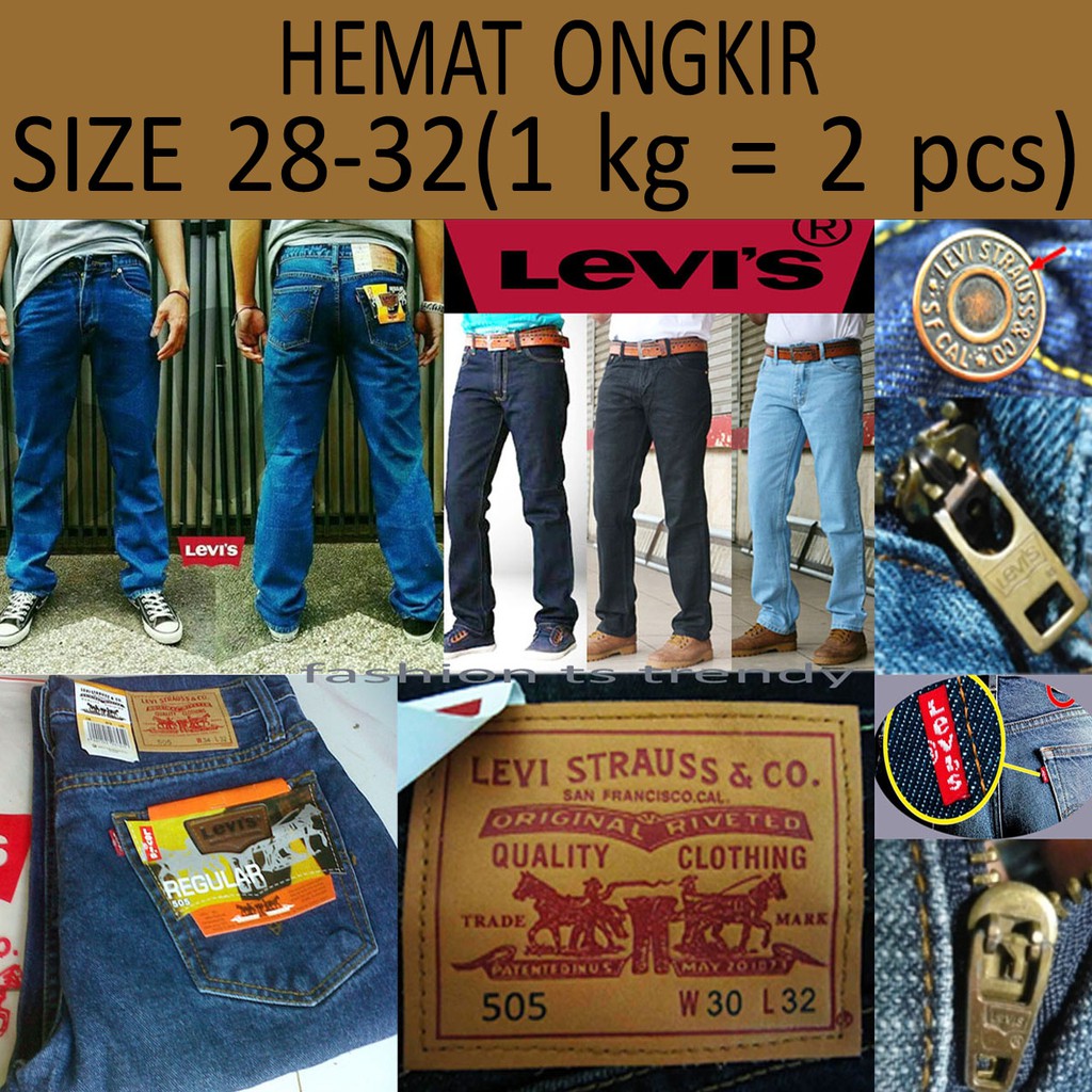  Celana  jeans  Levis standar pajang pria  Shopee  Indonesia