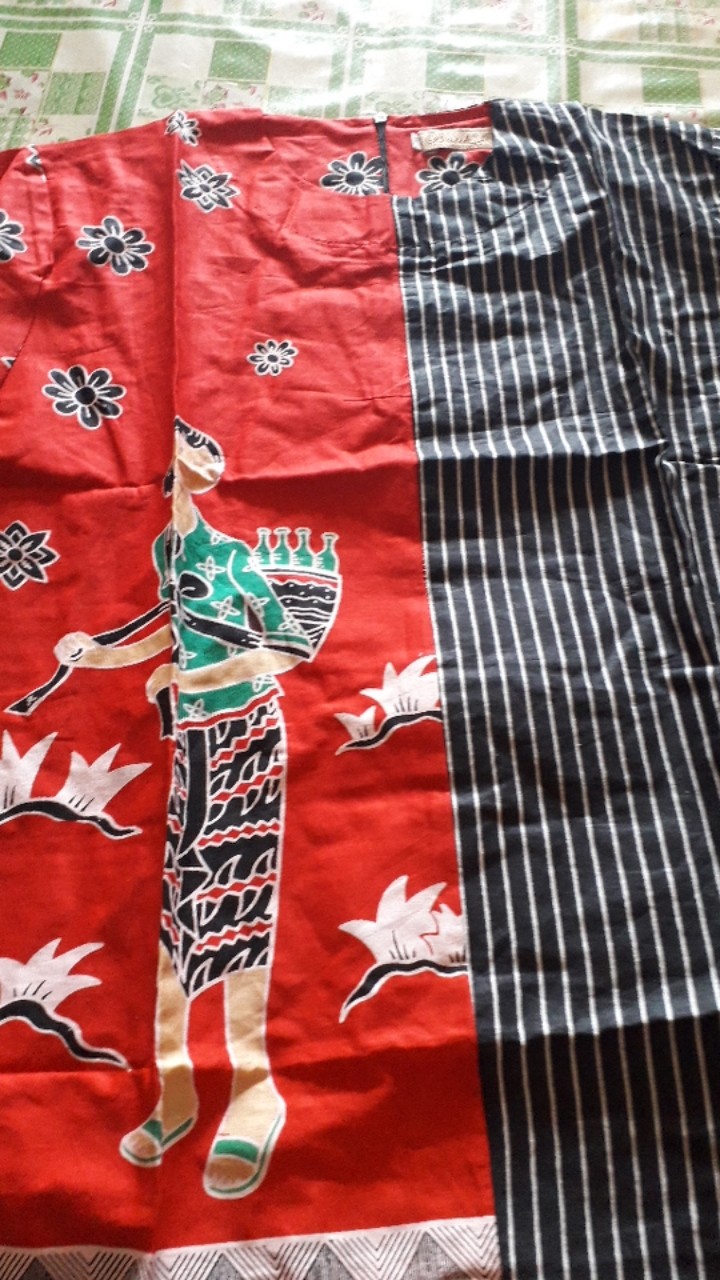 Atasan Batik Dolby Dolbi Dobby Doby Tenun Sutra Tulis Halus Katun Atbm Baron ,sarombit Atasan