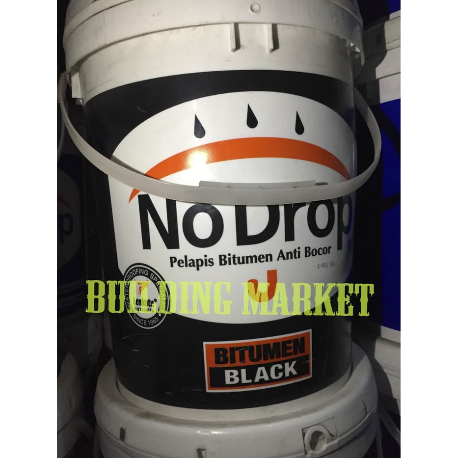 Cat Pelapis Bitumen No Drop 20 KG / Bitumen Black Gosend Only