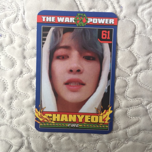 The War Chanyeol Photocard