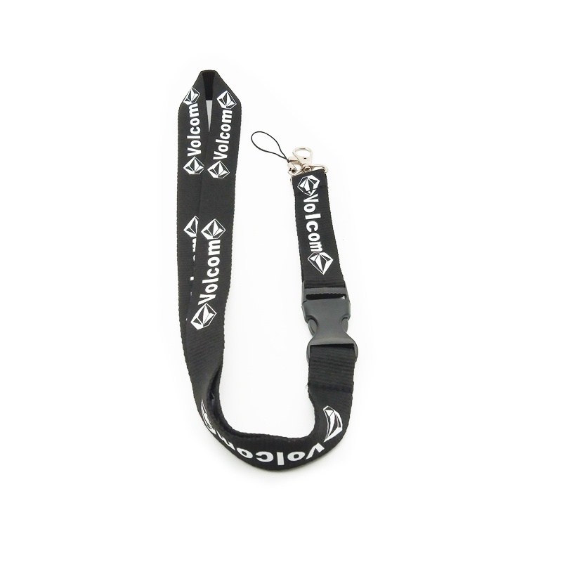 Volcom Leher Lanyard Ponsel Sling untuk Kartu Pelajar Tali ID Card Straps Gantungan Kunci Anti-Drop Lanyard Aksesoris