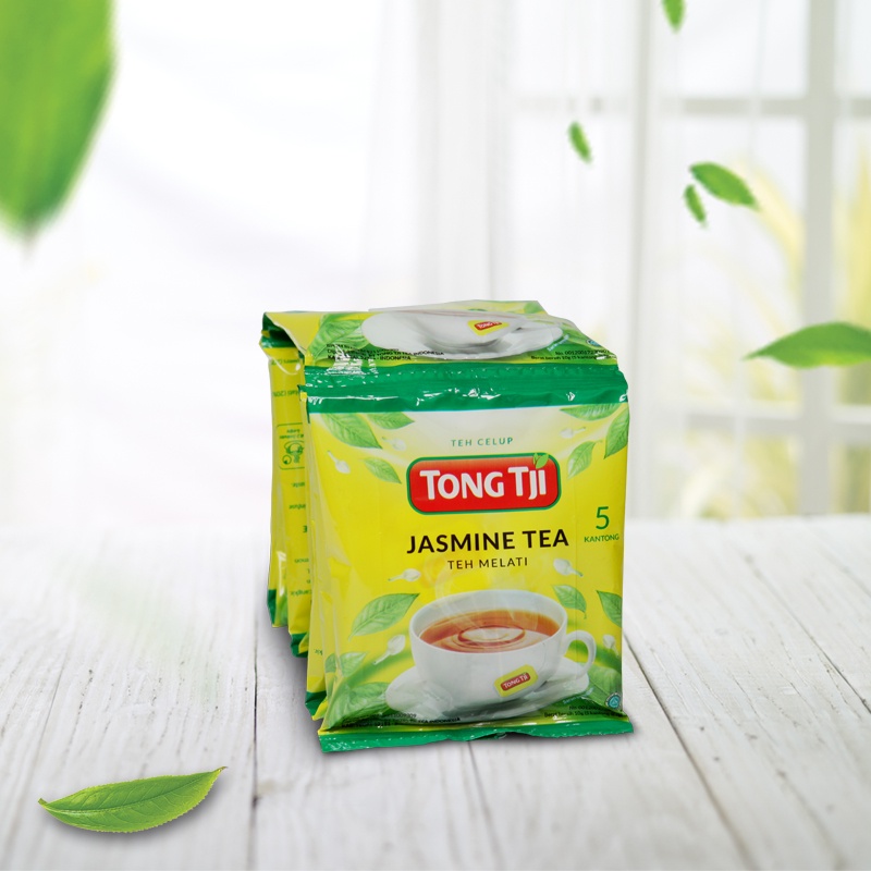 Tong Tji Jasmine Tea Sachet, Teh Celup per Karton isi 20 renceng/ 200 sachet