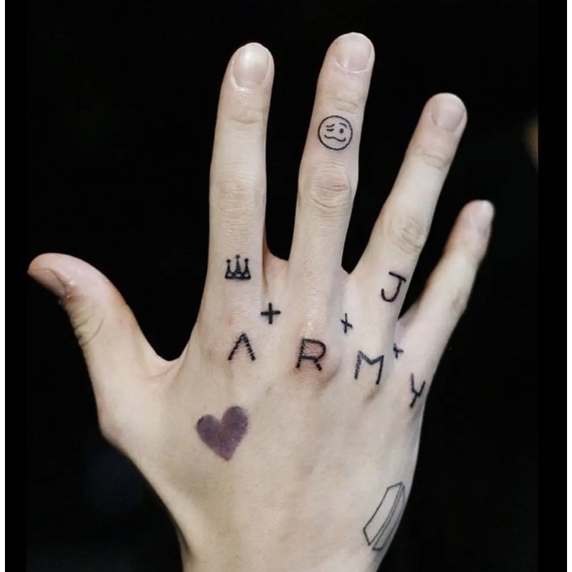 JUNGKOOK Tato BTS Temporer Anti Air / Tattoo Temporary Butter BTS Army