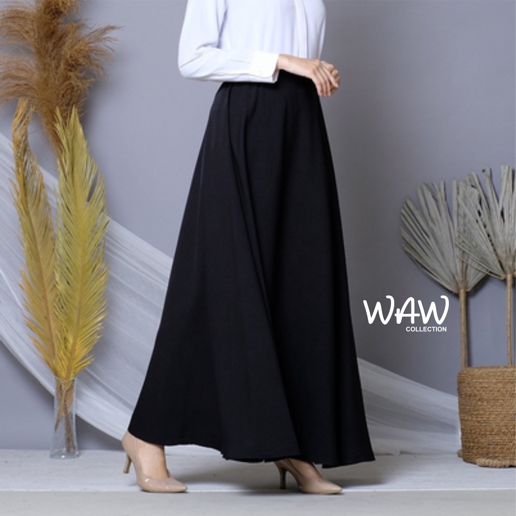 ROK JUMBO KERJA HITAM FORMAL S - L12