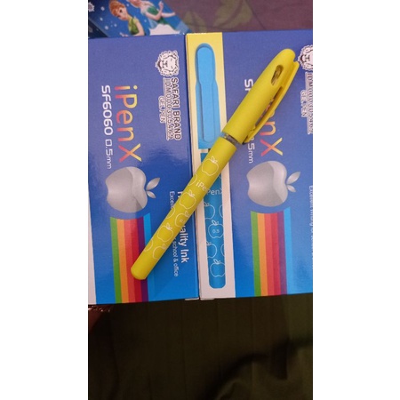 

(130gr) 1pak pen pulpen gel Apel ipenx isi 12pcs