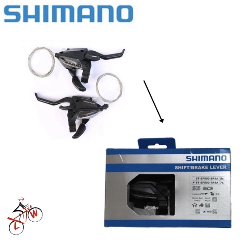Shifter Shimano ST - EF500 - 7R4A 7 Speed | Shifter Sepeda Shimano Original
