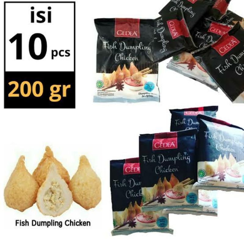 

cedea dumpling ikan isi ayam 200gram