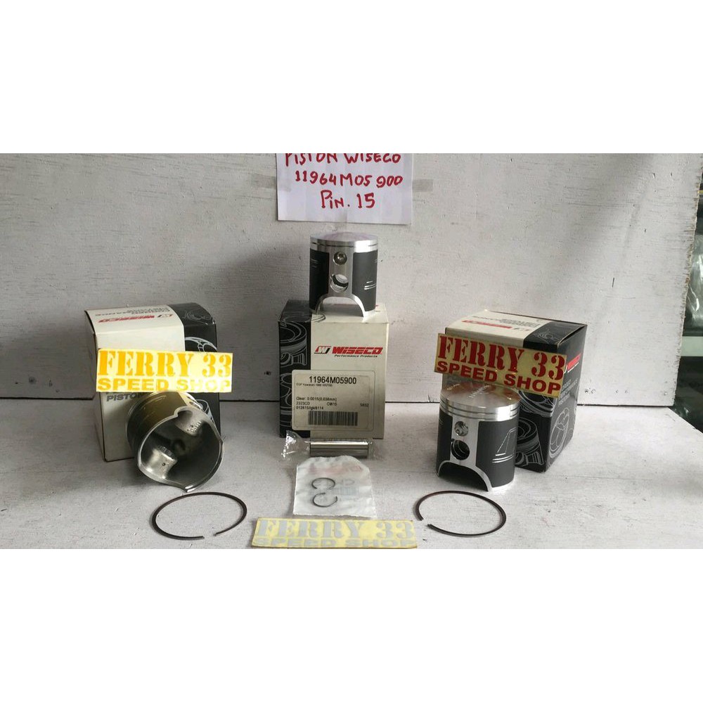 TERMURAH PISTON RING WISECO NINJA RR DAN R PEN 15 MM DIAMETER 59 MM