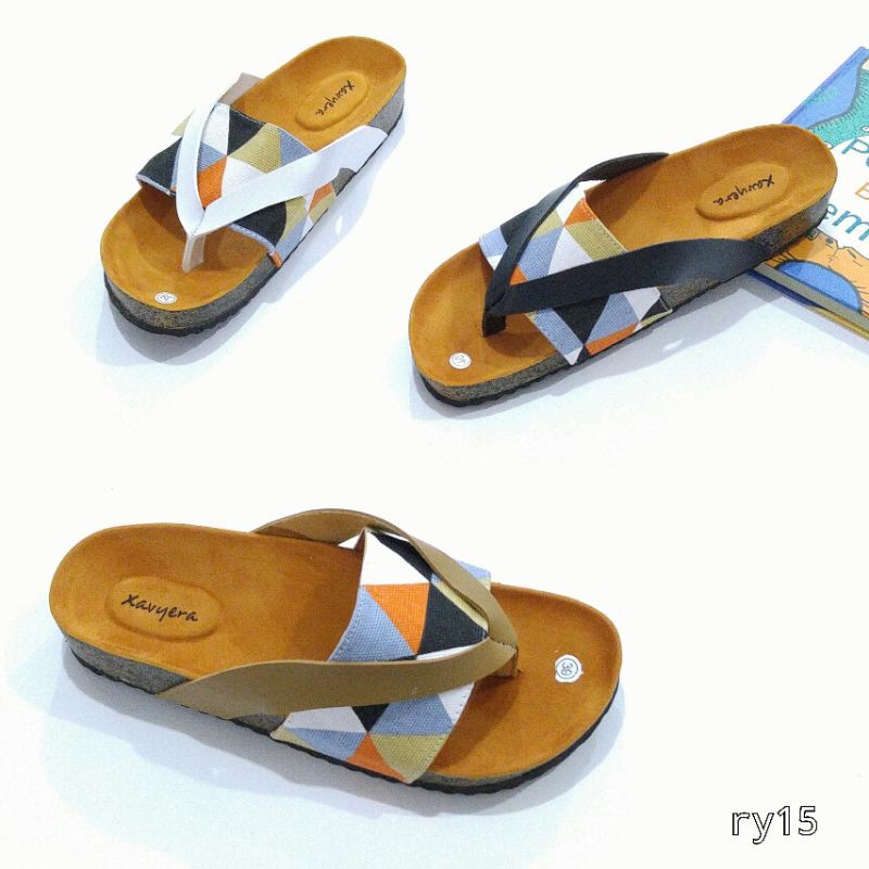 BIG SALE CUCI GUDANG Borneo Sendal Wanita Sandal Birken RY15 by Xavyera