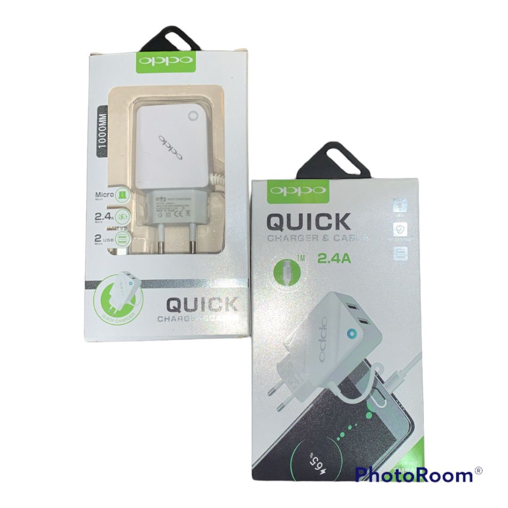 CHARGER &amp; CABLE OPPO QUICK 2.4A 1000MM MICRO