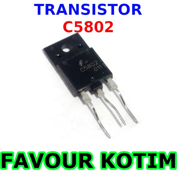 TRANSISTOR 10A 800V 2S C 5802 C5802 2SC5802 ORIGINAL FVKOTIM