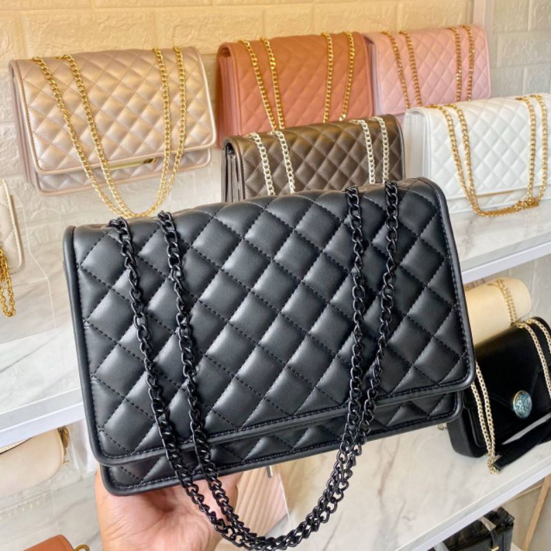charles & keith C395 Quilted