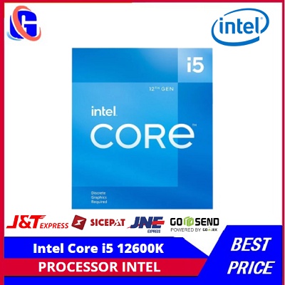 Intel Core i5 12600K 10 Core 16 Thread 12th Gen Alder Lake - LGA1700 Garansi Resmi