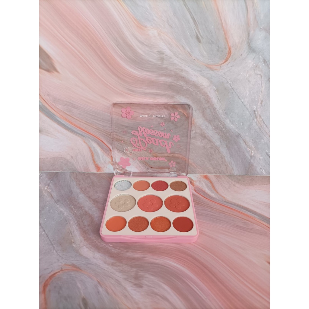 Eyeshadow Pallete Mila Color / Peach Blossom / Yummy / Sweet Ice Cream / Sweet